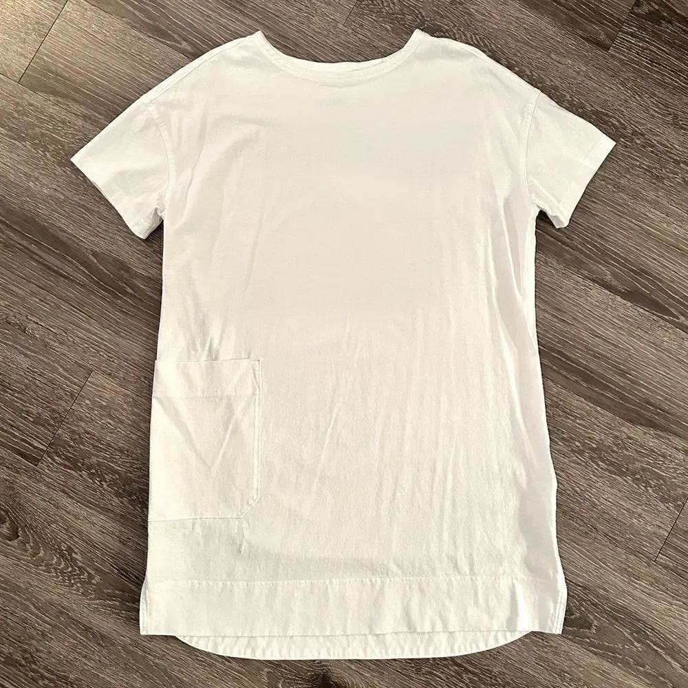 Everlane The Oversized Mariner Dress White Short Sleeve